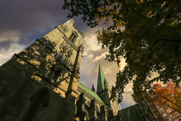 istock Cathedral Nidarosdomen in Trondheim, Norway 1442209107