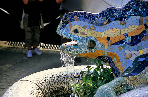 istock Barcelona Lizard Fountain 144221007