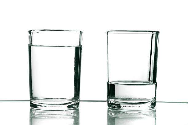istock Water has been poured in two glasses 144221336