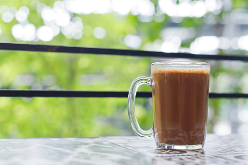Teh tarik is a popular hot milk tea beverage most commonly found in restaurants, outdoor stalls, mamaks and kopitiams in Malaysia