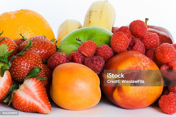 Foto de Frutas 3 e mais fotos de stock de Baga - Fruta - Baga - Fruta, Banana, Branco