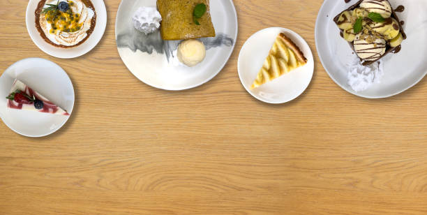 Delicious  food on a wooden table
