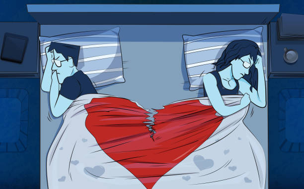 ilustrações de stock, clip art, desenhos animados e ícones de relationship problems - despair depression adult boyfriend