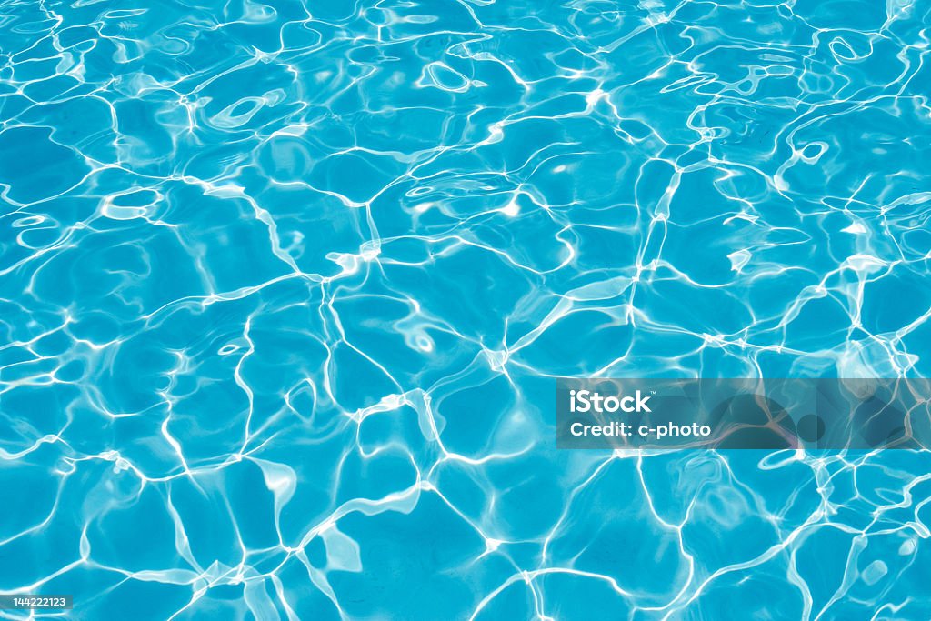 Sun Reflection on Water Swimming Pool Abstract Stock Photo