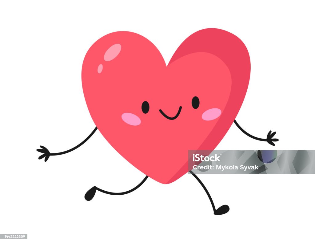Running Cartoon Heart Vector Illustration Stock Illustration Download Running Cartoon Heart Vector Illustration Stock Illustration Download