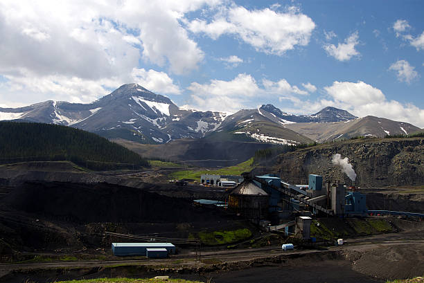 Coal Mine stock photo