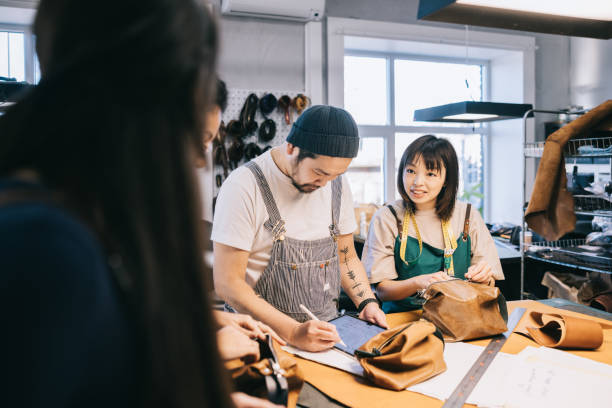 istock Product designers analysing new product prototype 1442225378