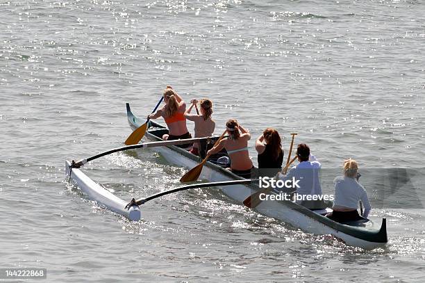 Womens Crew Stock Photo - Download Image Now - Outrigger, Rowing, Oar