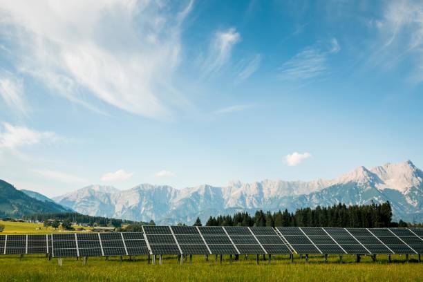 istock solar panels on the field 1442232746