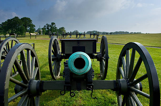 istock Frontal view of a cannon 144223445