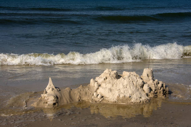 istock Dauphin Island - Sandcastle Ruins & Breaking Wave 1442237228