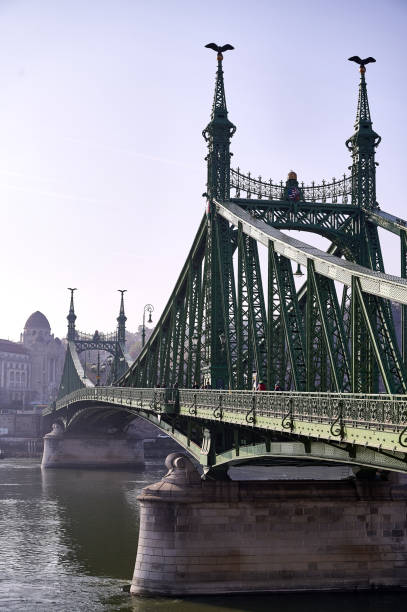 istock The Liberty Bridge on a hazy morning in Autumn 1442241822