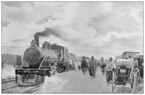 Antique image: Tianjin train station