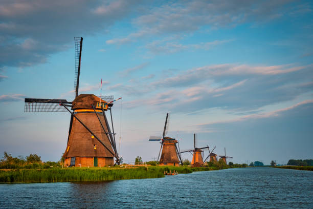 istock Windmills at Kinderdijk in Holland. Netherlands 1442248638