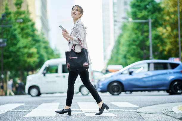 istock Young woman going out in casual clothes 1442251324