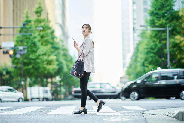 istock Young woman going out in casual clothes 1442251772