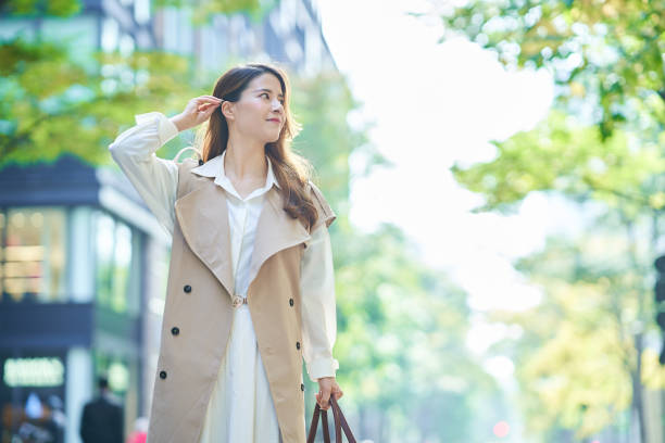 istock Young woman going out in casual clothes 1442251904