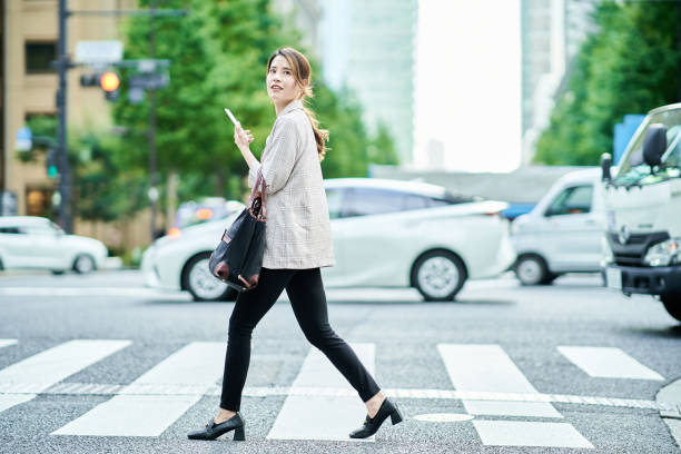 istock Young woman going out in casual clothes 1442252204