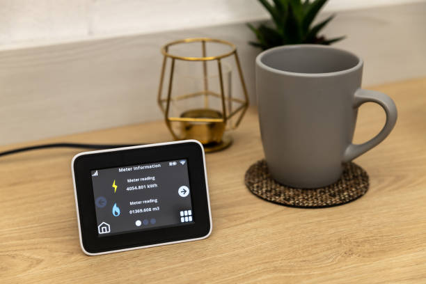 istock Gas and electricity on a smart meter 1442254097