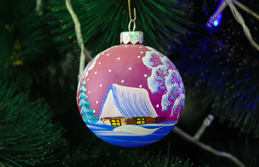 Handmade Christmas tree decorations (New Year)