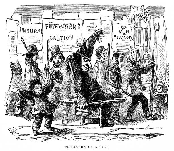 illustrations, cliparts, dessins animés et icônes de guy fawkes day, histoire britannique du 17e siècle - james i
