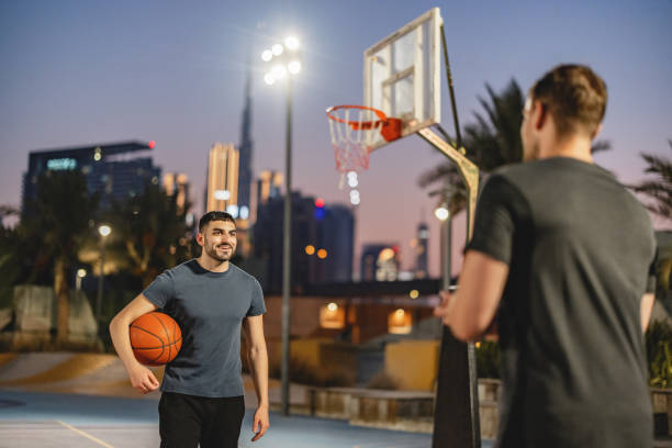 istock Multiracial Friends Before The Game Outdoors In Dubai 1442258659