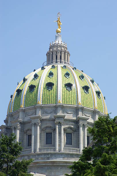 Capitol Complex Rotunda Dome This is an image of the state Capitol Dome in Harrisburg, Pennsylvania. united states capitol rotunda photos stock pictures, royalty-free photos & images