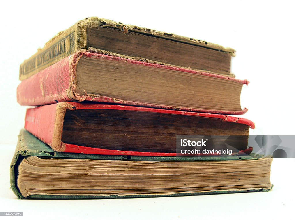 books  old books isolated on white       Ancient Civilization Stock Photo