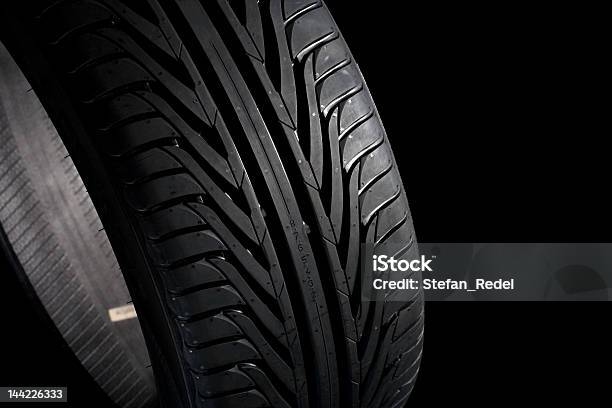 Summer Tire 4 Stock Photo - Download Image Now - Tire - Vehicle Part, Wide, Black Color