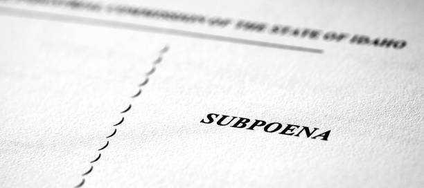 istock Subpoena for Court Legal Documents 1442264159