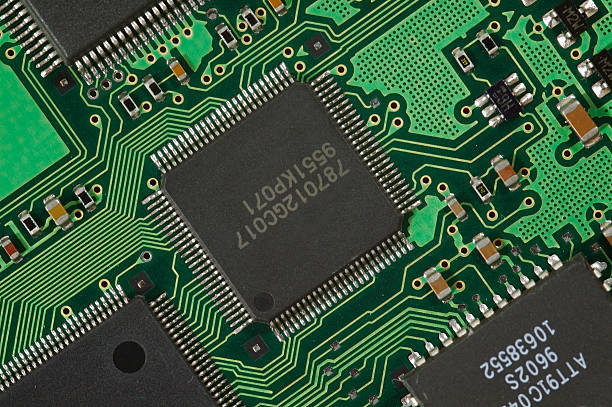 Close-up of Computer Circuit Board.