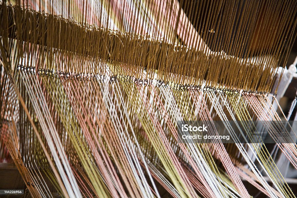 Strings Attached An 18th Century Loom Accuracy Stock Photo