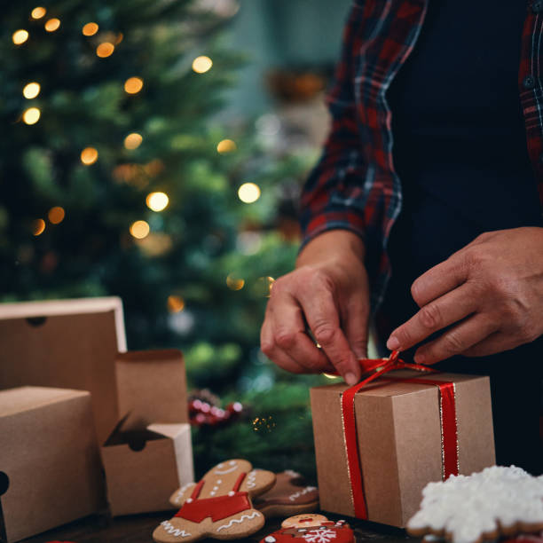 istock Decorated Christmas Cookies for Christmas Present 1442270731
