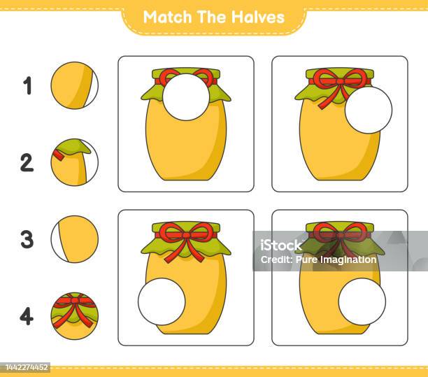 Match The Halves Match Halves Of Jam Educational Children Game