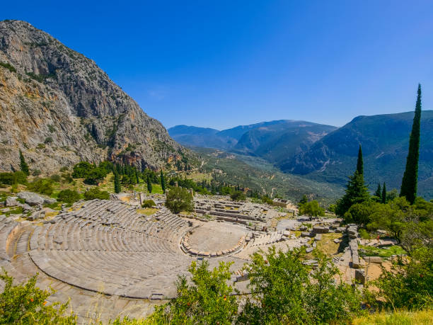 istock Theatre of Delphi on Mount Parnassus 1442274998