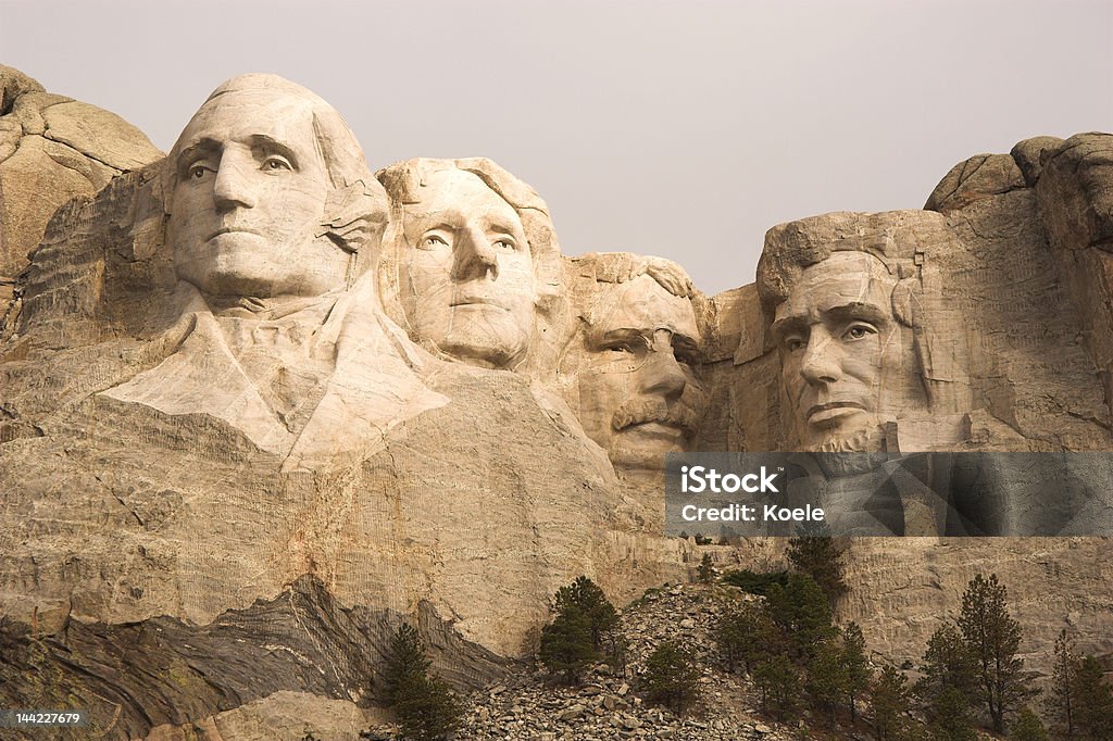 Mount Rushmore Nahaufnahme - Lizenzfrei Berg Stock-Foto