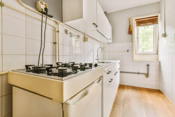 istock a kitchen with white cabinets and a stove top oven 1442278495