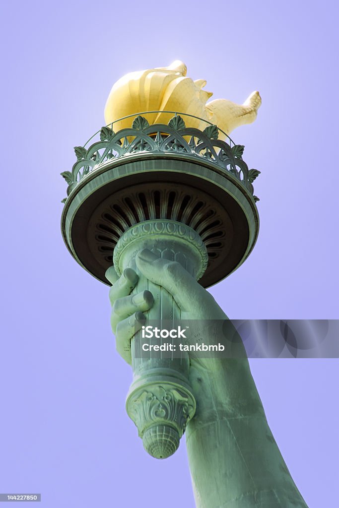 Statue von Liberty-Fackel - Lizenzfrei Freiheitsstatue Stock-Foto