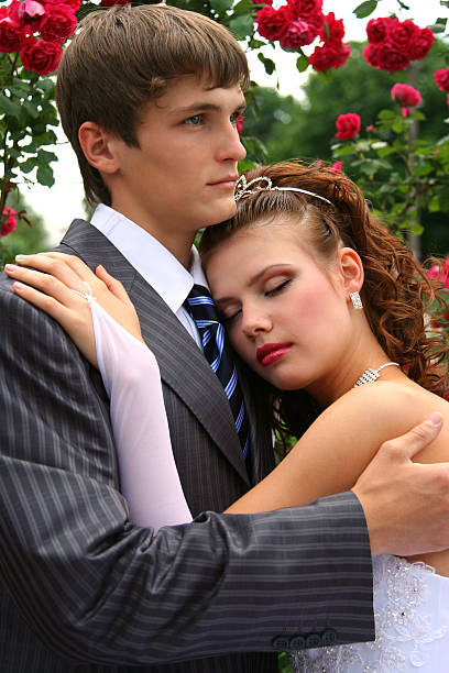 istock Bride and Groom in Love 144228023