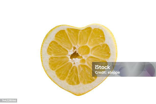 Limone A Forma Di Cuore - Fotografie stock e altre immagini di Acido - Acido, Agrume, Alimentazione sana