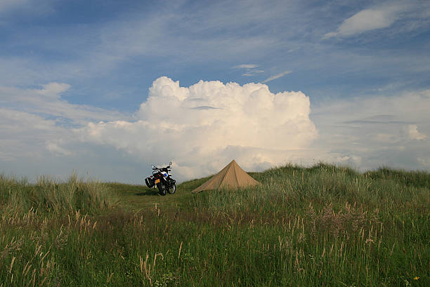 Lonely motordriver on holiday