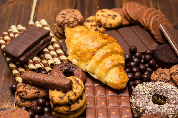 istock Pastries and chocolates delicious 1442286593