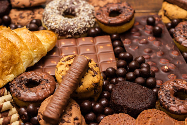 istock Pastries and chocolates delicious 1442286630