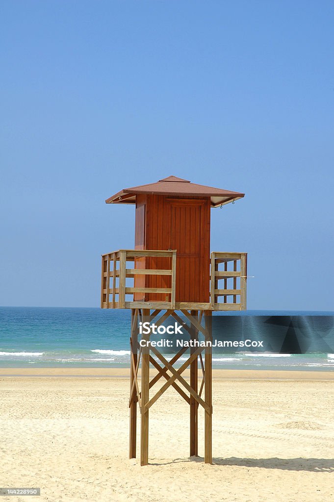 Guarda de vida de Praia em - Royalty-free Agente de segurança Foto de stock