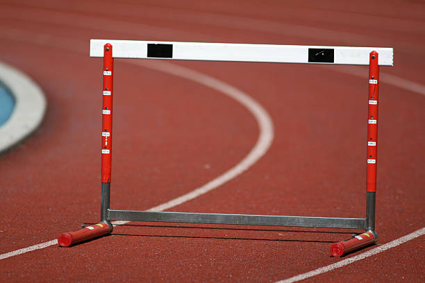 istock Hurdle on the sports stadium 144229057
