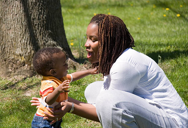 istock Mother and Baby together 144229170