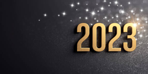 istock New Year 2023 greeting card 1442293116