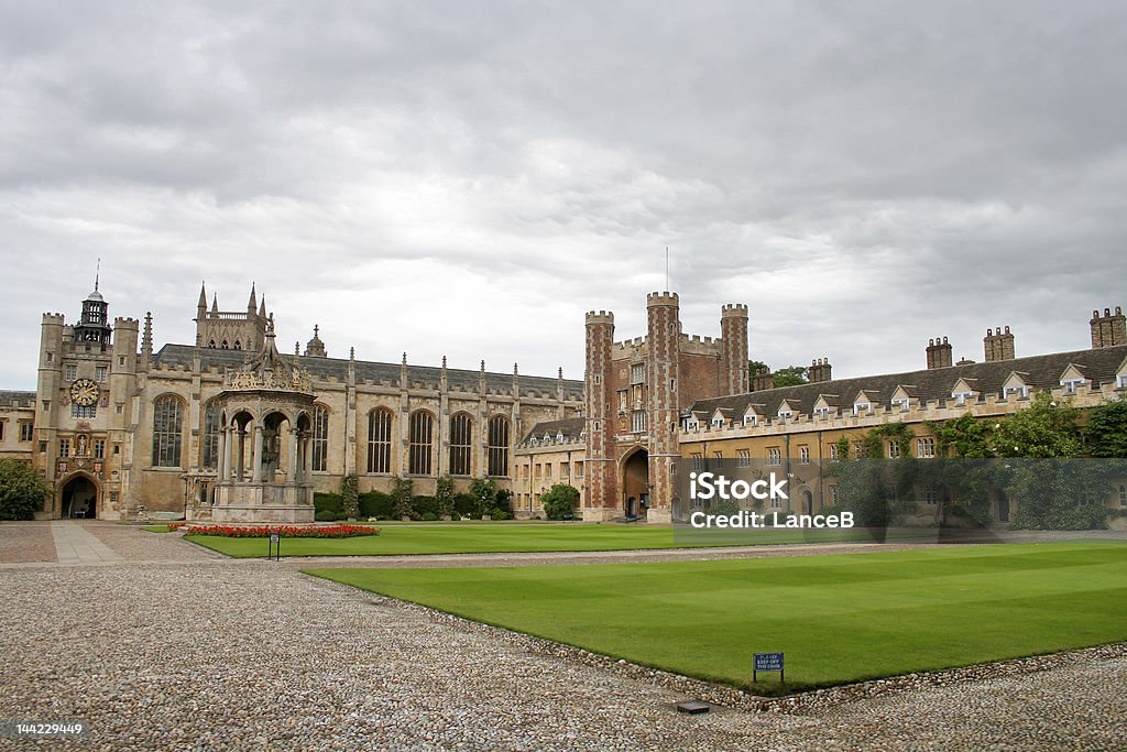 Universidad de Cambridge - Foto de stock de Trinity College - Cambridge libre de derechos