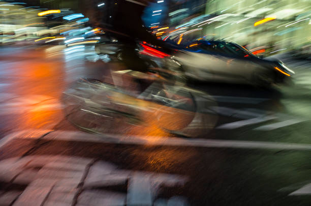 istock BLURRED MOTION: RIDING A BIKE AT NIGHT IN TORONTO 1442295307