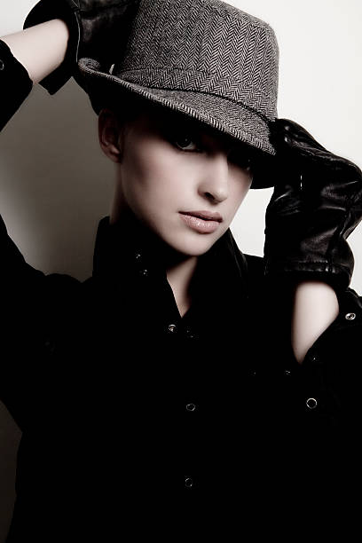 istock Woman with hat V 144229543
